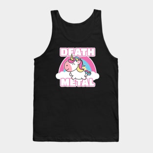 Unicorn death metal Tank Top